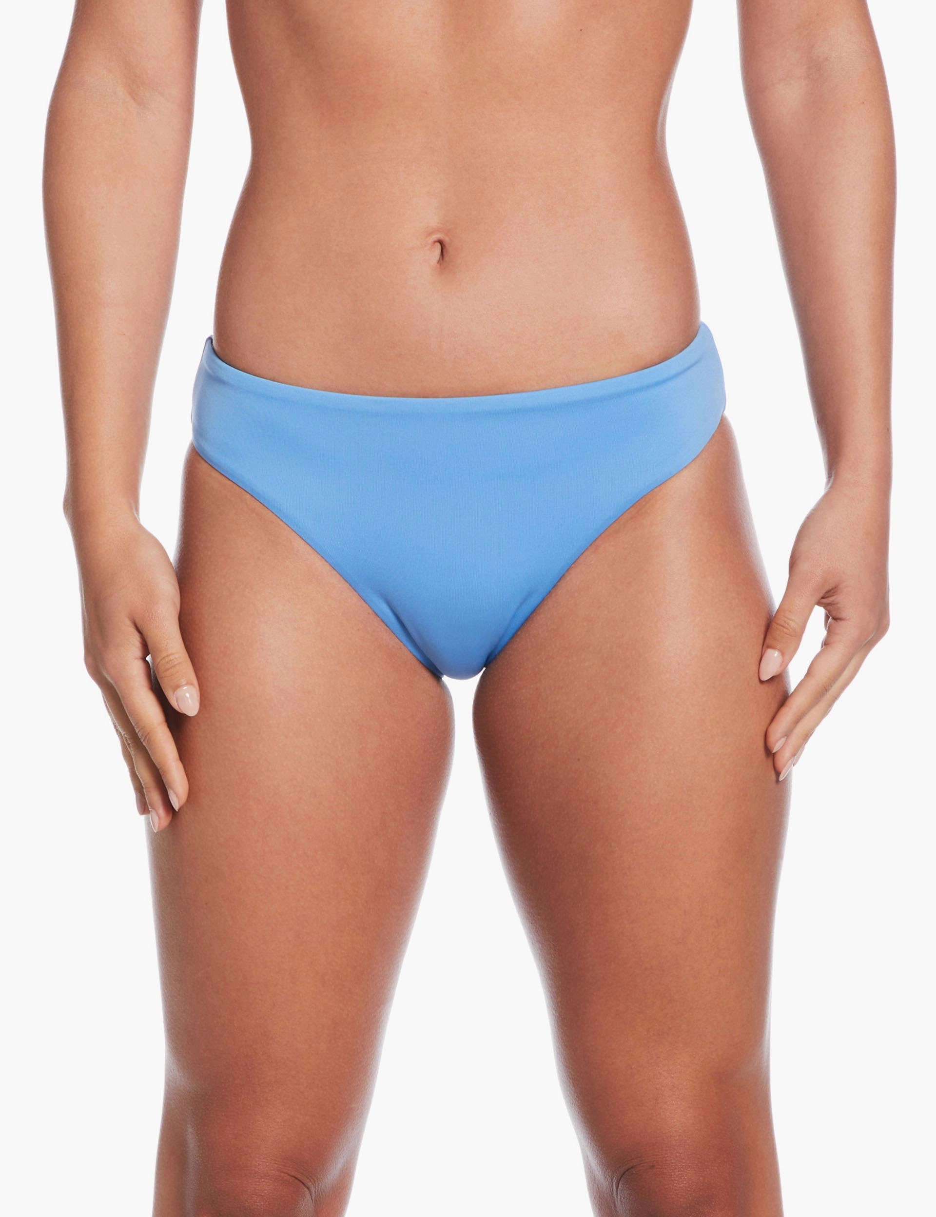 Late Breeze Effortless Essential Hipster Bikini Bottom - University Blue
