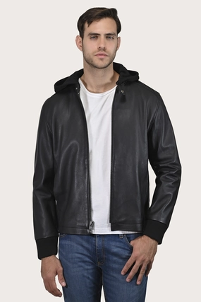 Effortless fresh Saddle Leather Jacket Athleisure Fusion