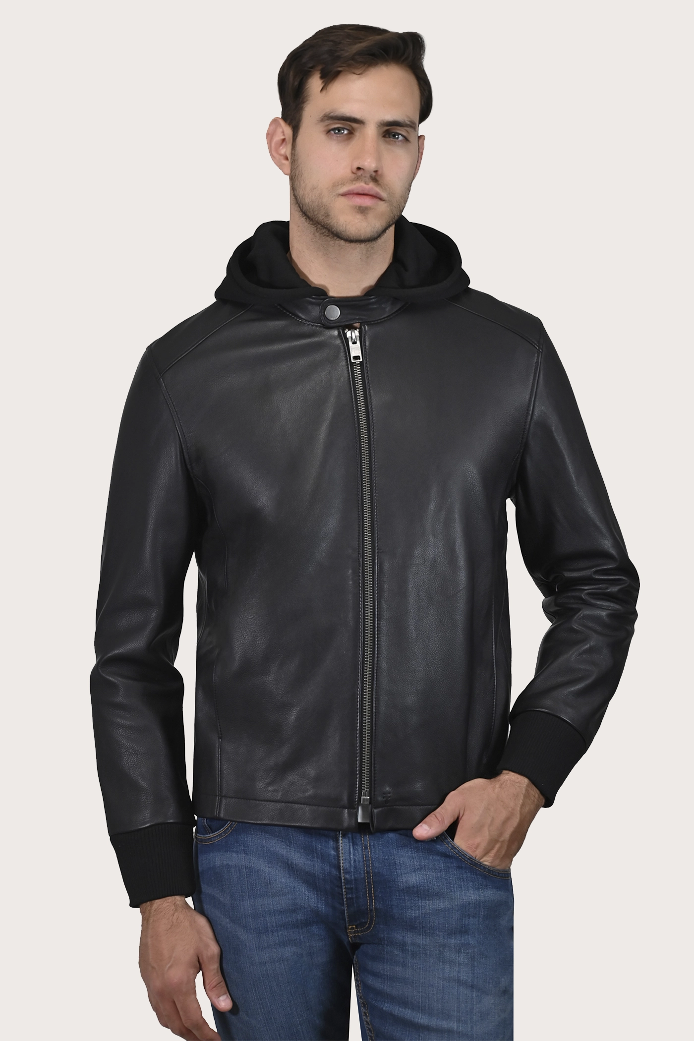 Outdoor Dining Look Effortless fresh Saddle Leather Jacket