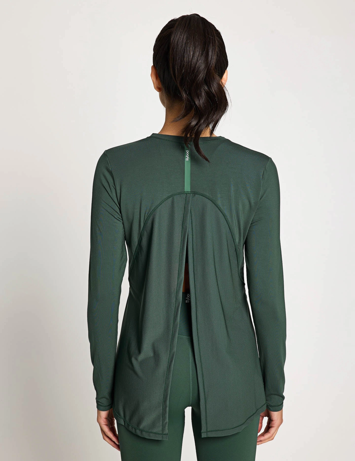 patio Teenager Kendall Long Sleeve Top - Deep Green