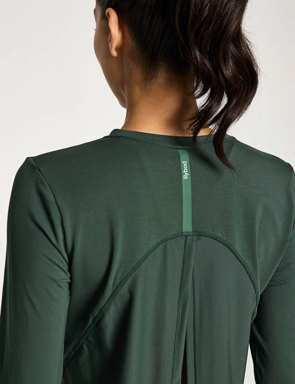 Kendall Long Sleeve Top - Deep Green Reinforced Placket Closure Multiple colors