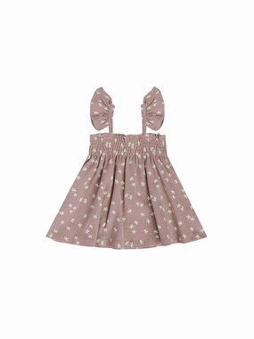 Quincy Mae Smocked Jersey Dress Set - Butterflies Easy - to - take off