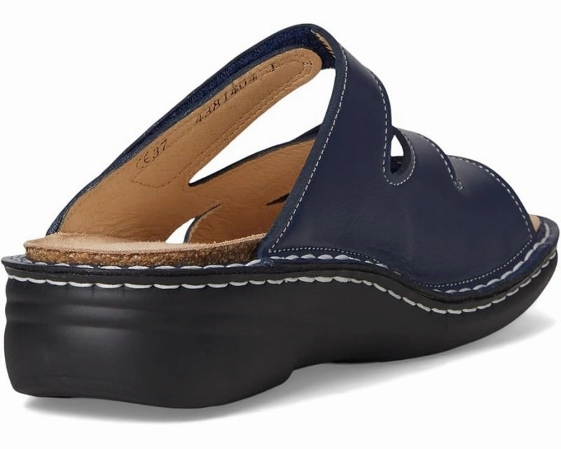 Modern Cut Eco-Friendly Material Finn Comfort Women's Grenada - Blue Sapphire Yuka