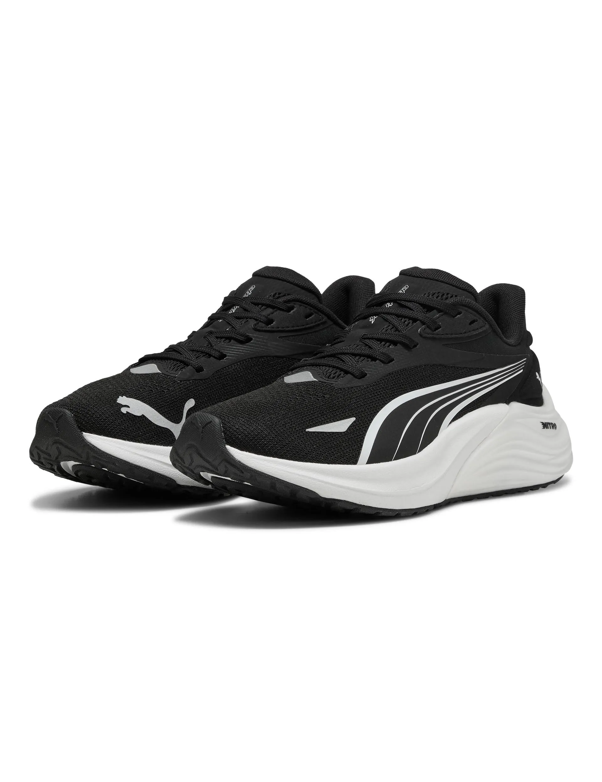unpadded shoes health-conscious Electrify NITRO 4 Running Shoes - Black/White