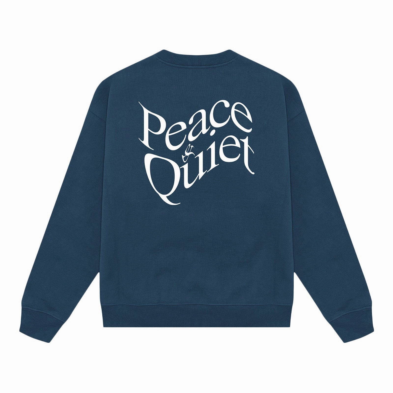 Museum Of Peace And Quiet Warped Crewneck 'Navy' Winter Essential UltraSoft Texture