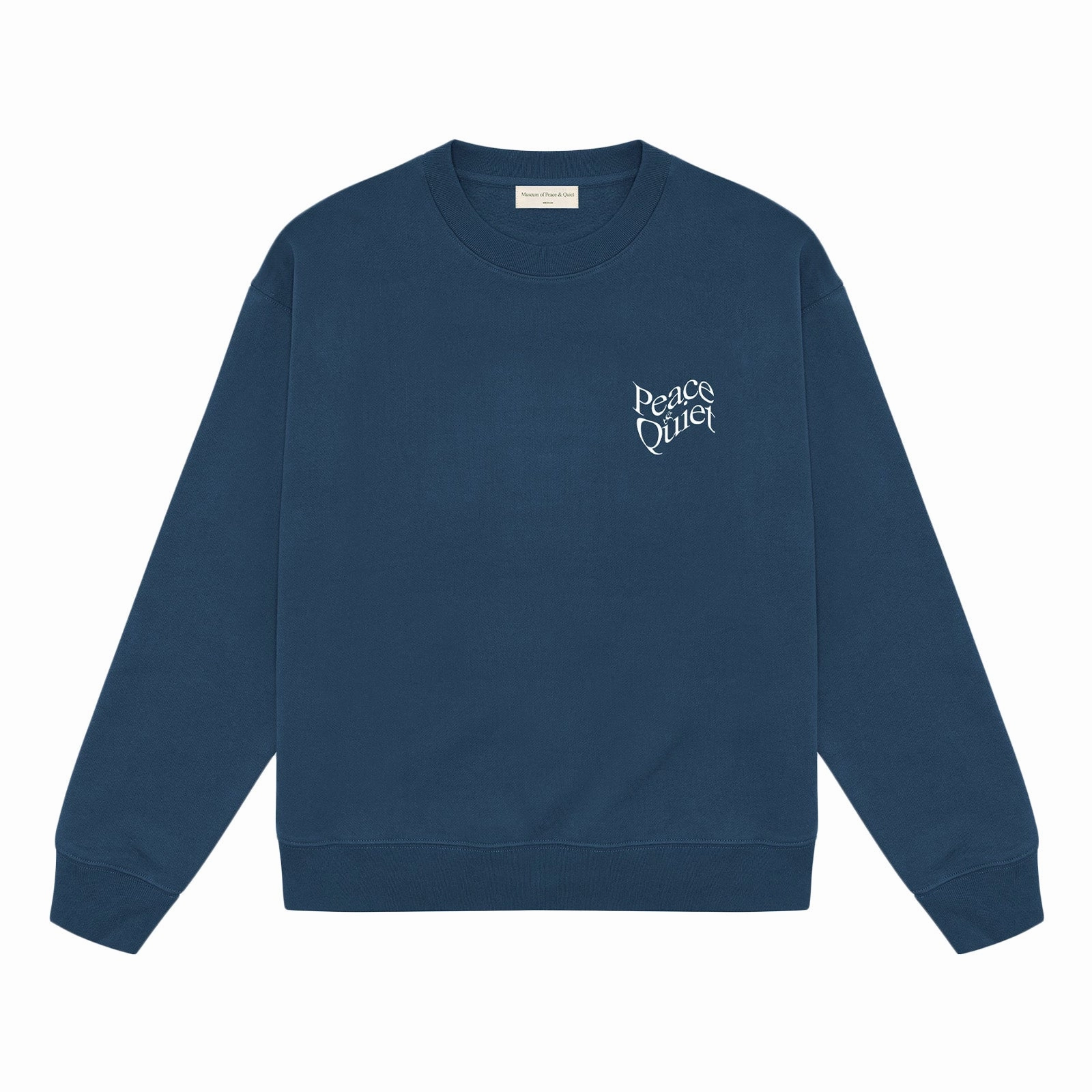 WaterRepellentCoating Museum Of Peace And Quiet Warped Crewneck 'Navy'