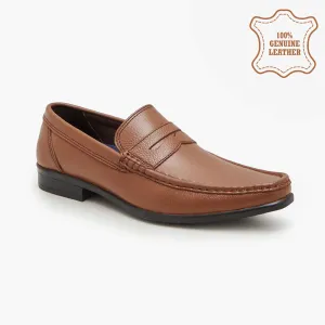 Layered Midsole Penny Loafers for Men