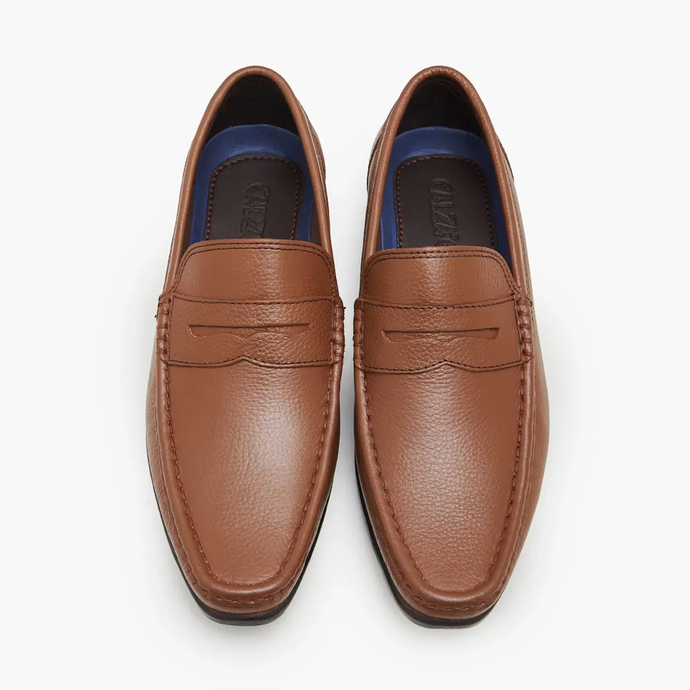 Carbon Fiber Penny Loafers for Men