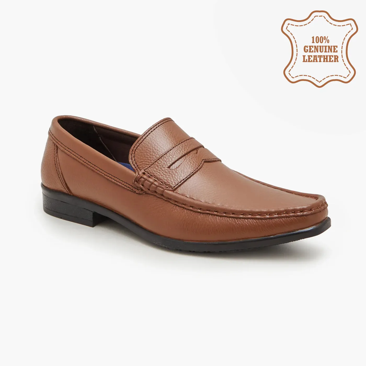 Layered Midsole Penny Loafers for Men