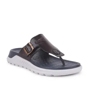 Ultra Responsive Cushioning Recycled Components Leap7x Brown Casual Slippers For Men CHARLY-1E By Liberty