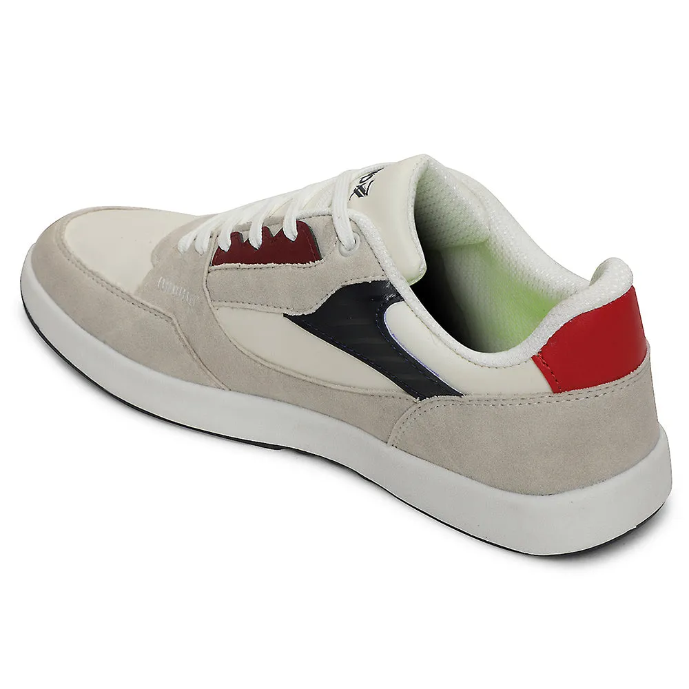 Dynamic flex Leap7x Light Grey Casual Lacing Sneakers For Men AMAZER-20E By Liberty