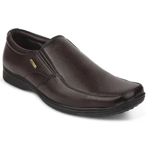 Fortune Brown Formal Non Lacing Moccasin Shoes For Men R573-06 By Liberty comfort features