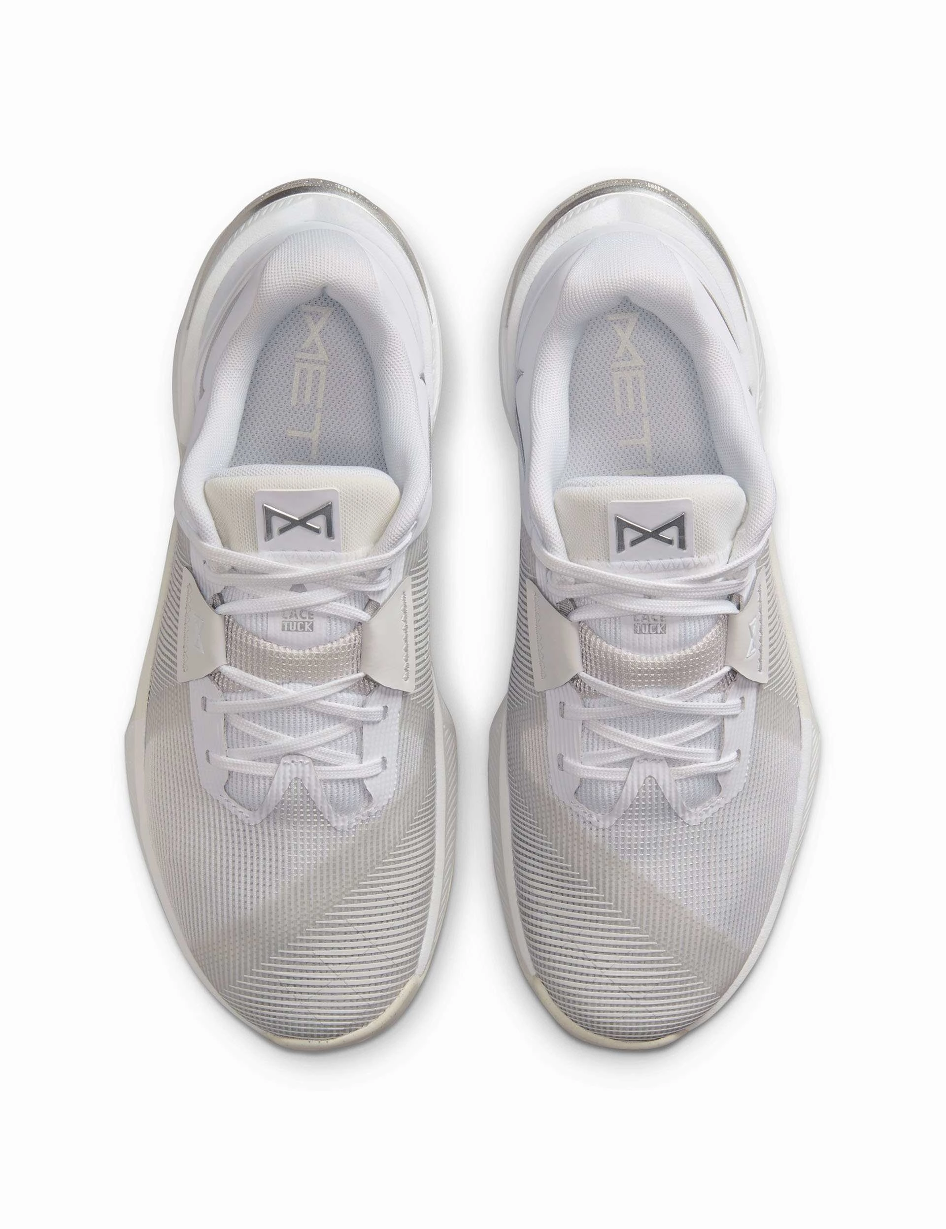 anti - microbial - protection shoes Metcon 10 Shoes - White/Platinum Tint/Wolf Grey/Metallic Silver