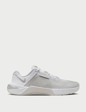 optimize running form adults Metcon 10 Shoes - White/Platinum Tint/Wolf Grey/Metallic Silver