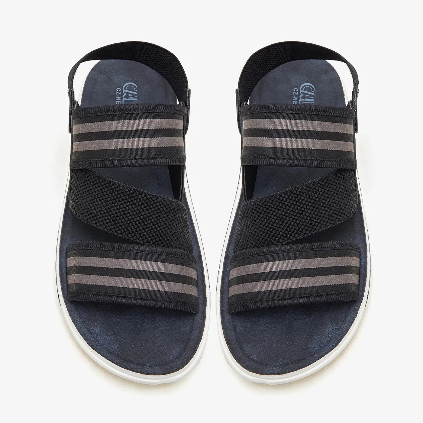 Strappy Men's Sandals Rebound Axis Pivot Anatomical Arch Support