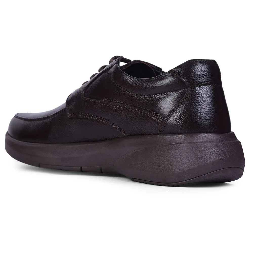 machine - washable - convenience shoes Healers Brown Formal Mocassin Shoes For Men E823-03 By Liberty