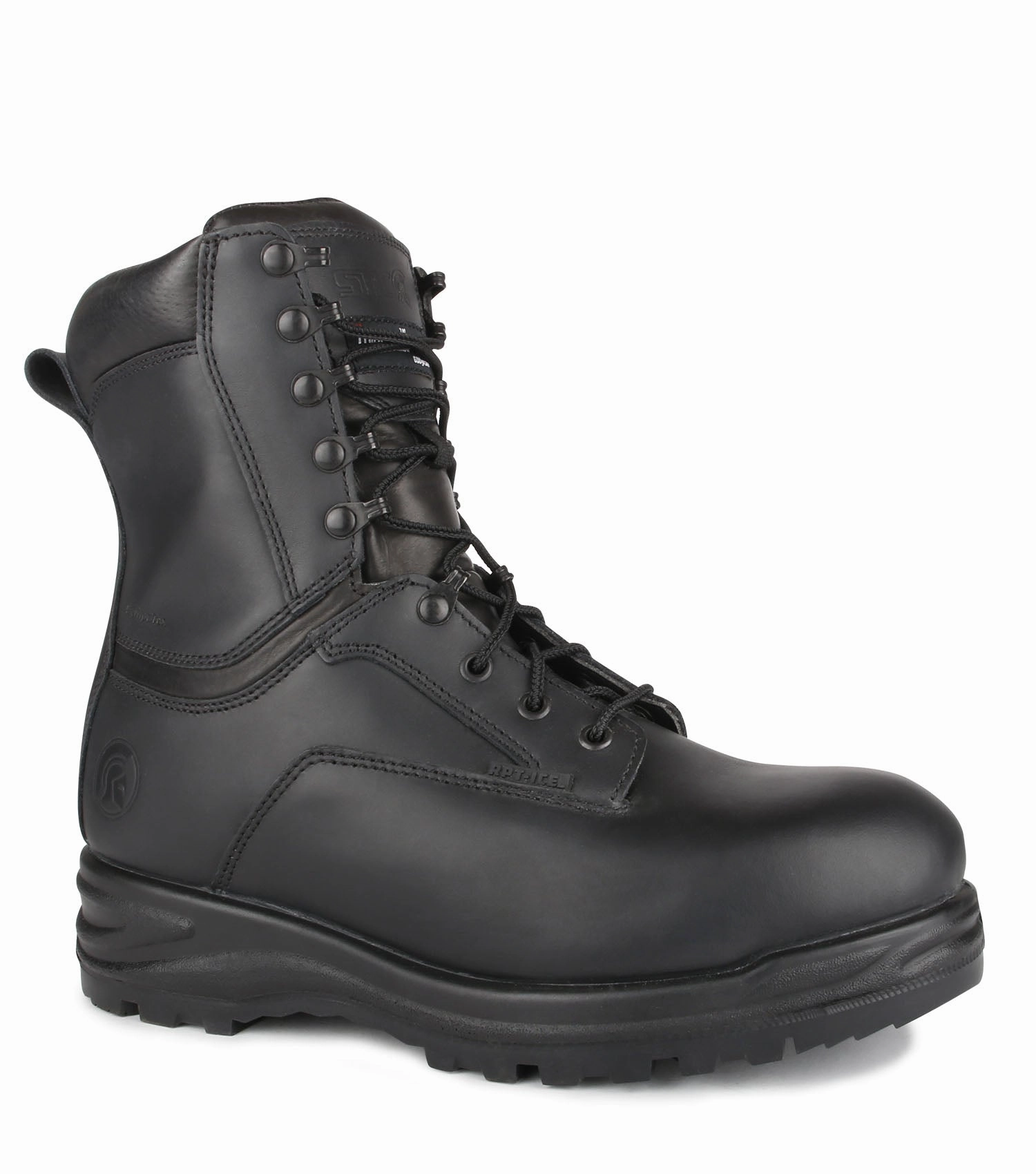 Comfort - fit ER, Black | 8" Insulated & Waterproof Leather Tactical Boots