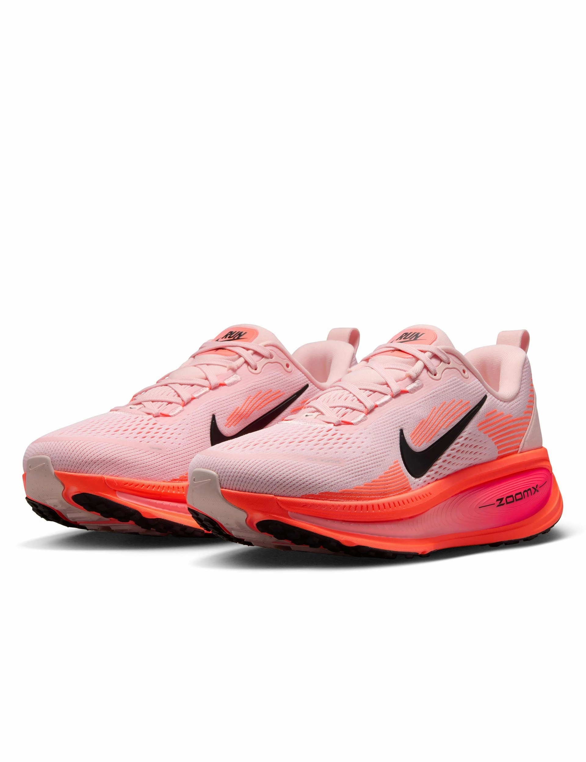 Torsion Stability System Vomero 18 Running Shoes - Atmosphere/Black/Bright Crimson