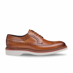 Breathable mesh Johnston & Murphy Men's Jenson Longwing - Tan