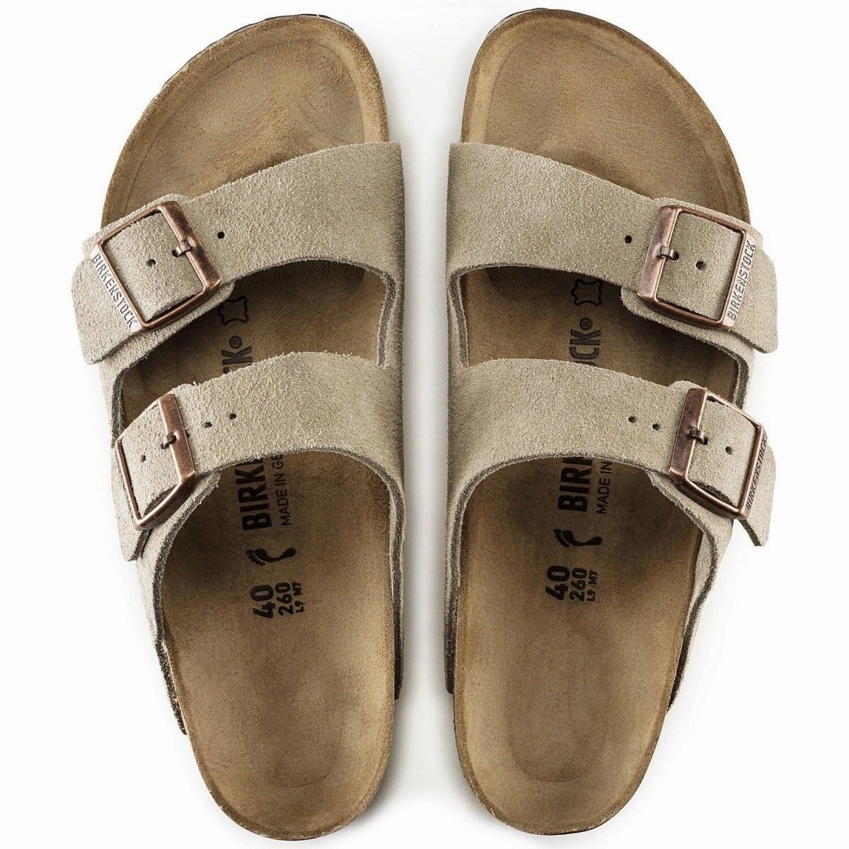 Easy Layer Birkenstock Arizona - Taupe Suede
