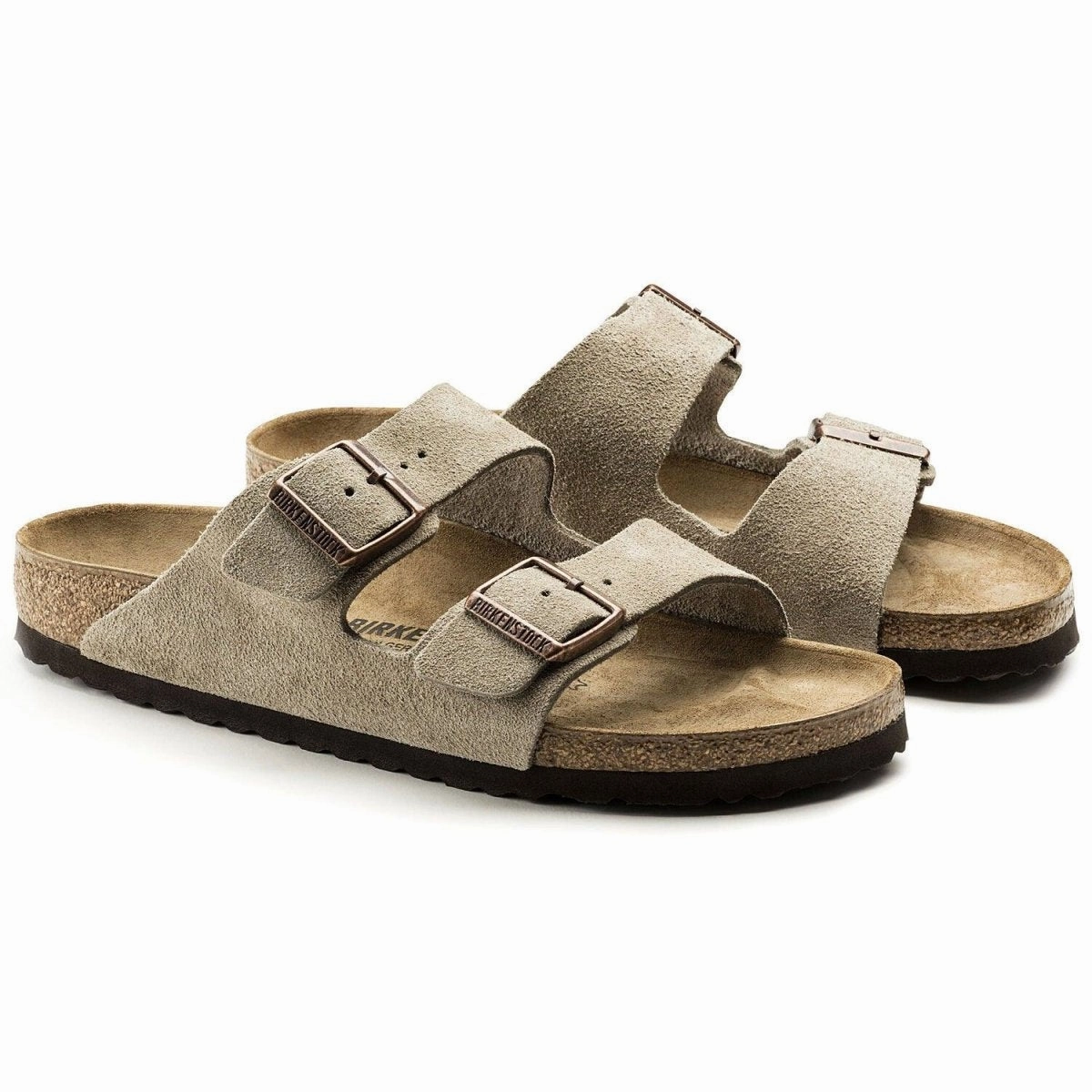 Sporty Dress All-Day Fit Birkenstock Arizona - Taupe Suede