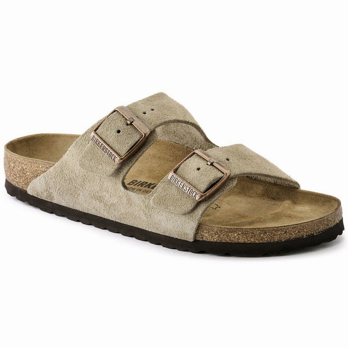 Model Edge Stone Glow Birkenstock Arizona - Taupe Suede