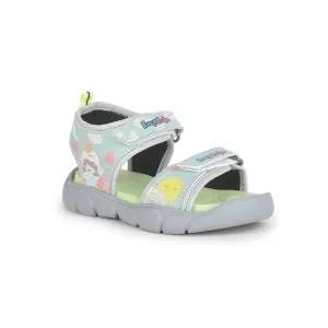 Matte - finish Lucy & Luke Casual Light Green Sandal For Kids FLYNN-41 By Liberty