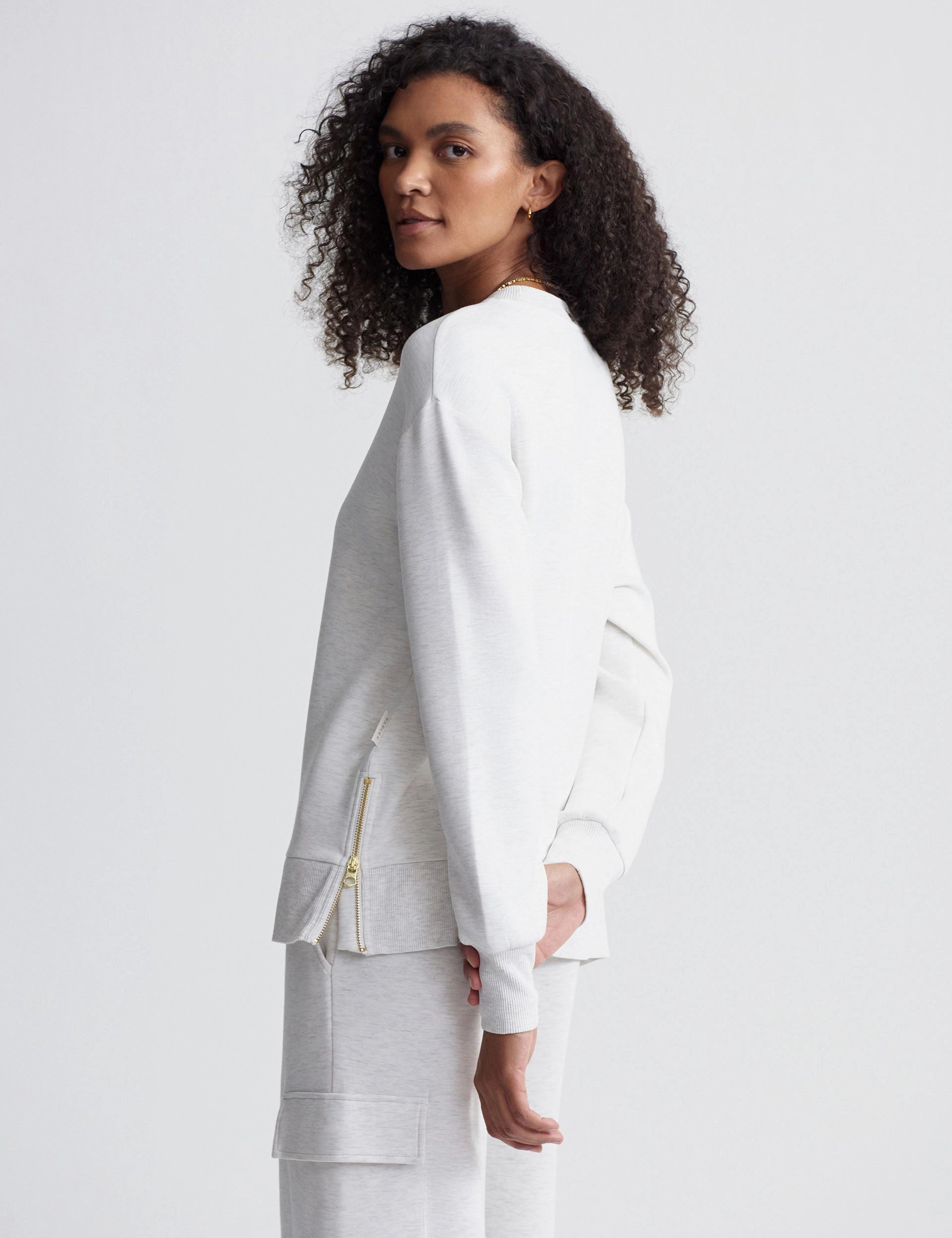 Gabriella Sweat - Ivory Marl Versatile Design