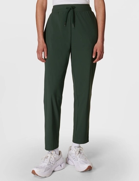 Explorer Side Stripe Trouser - Trek Green Soft Fabric yoga mode