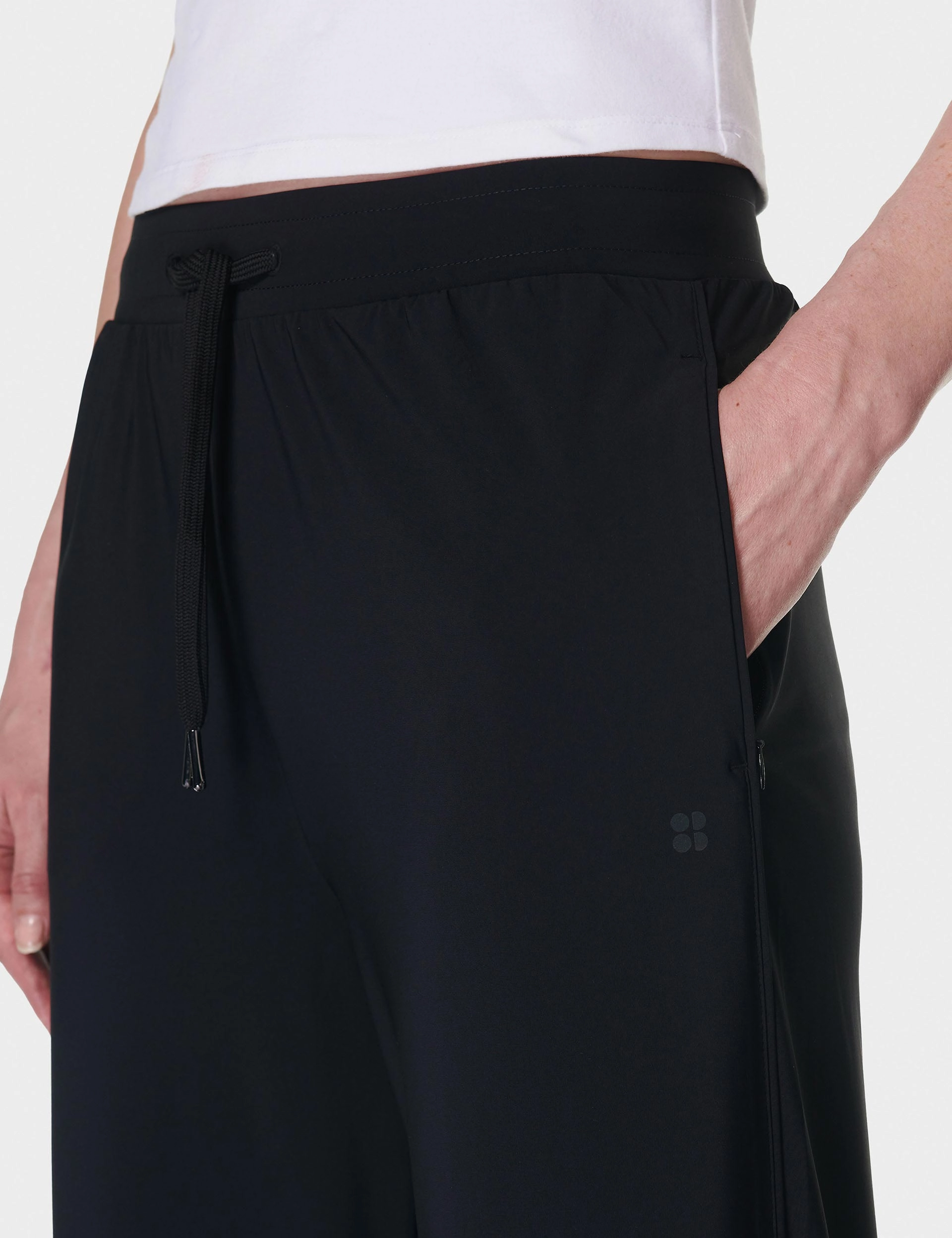 Explorer Wide Leg Trouser - Black Data Mode