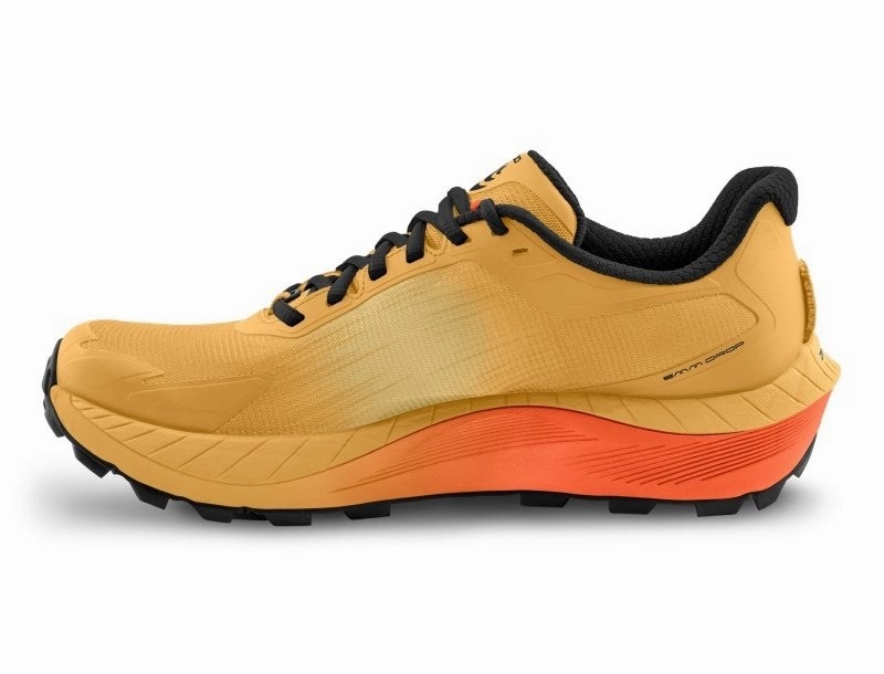 Classy ease Topo Athletic Men's MTN Racer 4 - Mango/Black