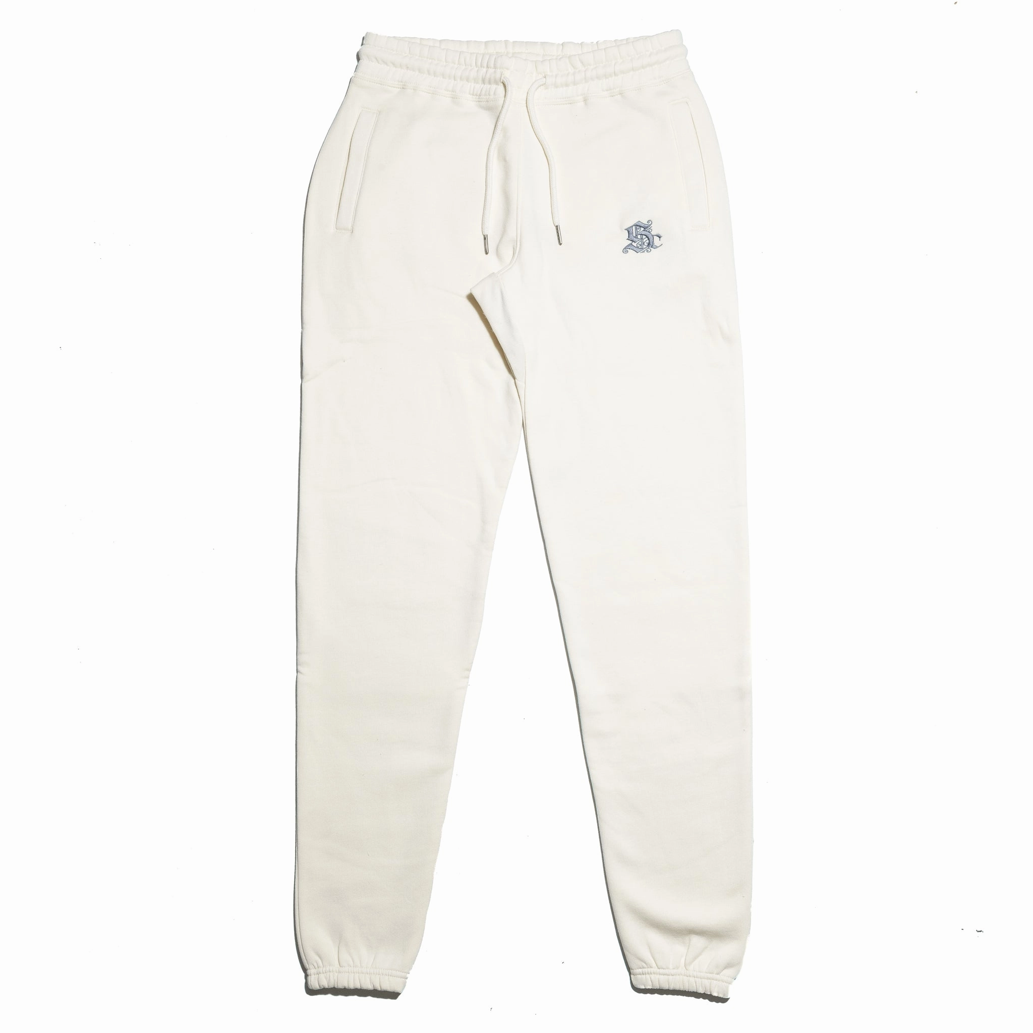 Sole Classics Essential Sc Logo Sweatpants 'Natural' Winter Style Adjustable Drawcord