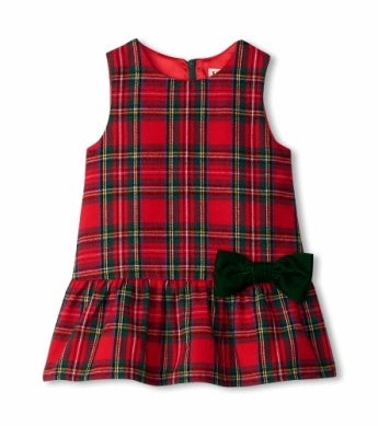 Hatley Pinafore Dress - Red Plaid Cozy Fit