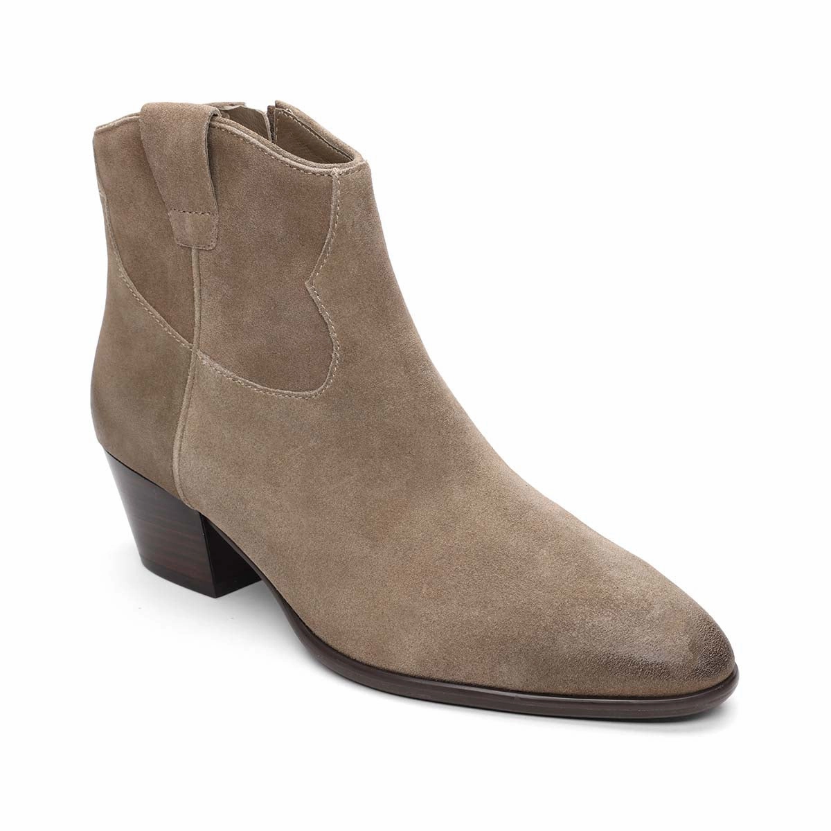 Desert Design Breathable Sole Fame Western Suede Bootie