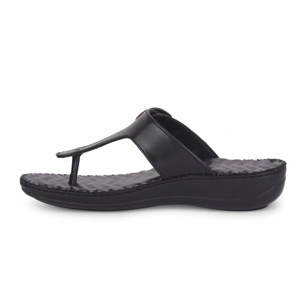 Enhanced Mobility historical - themed running wear Healers Casual Black Slippers For Women DELMA-3E By Liberty