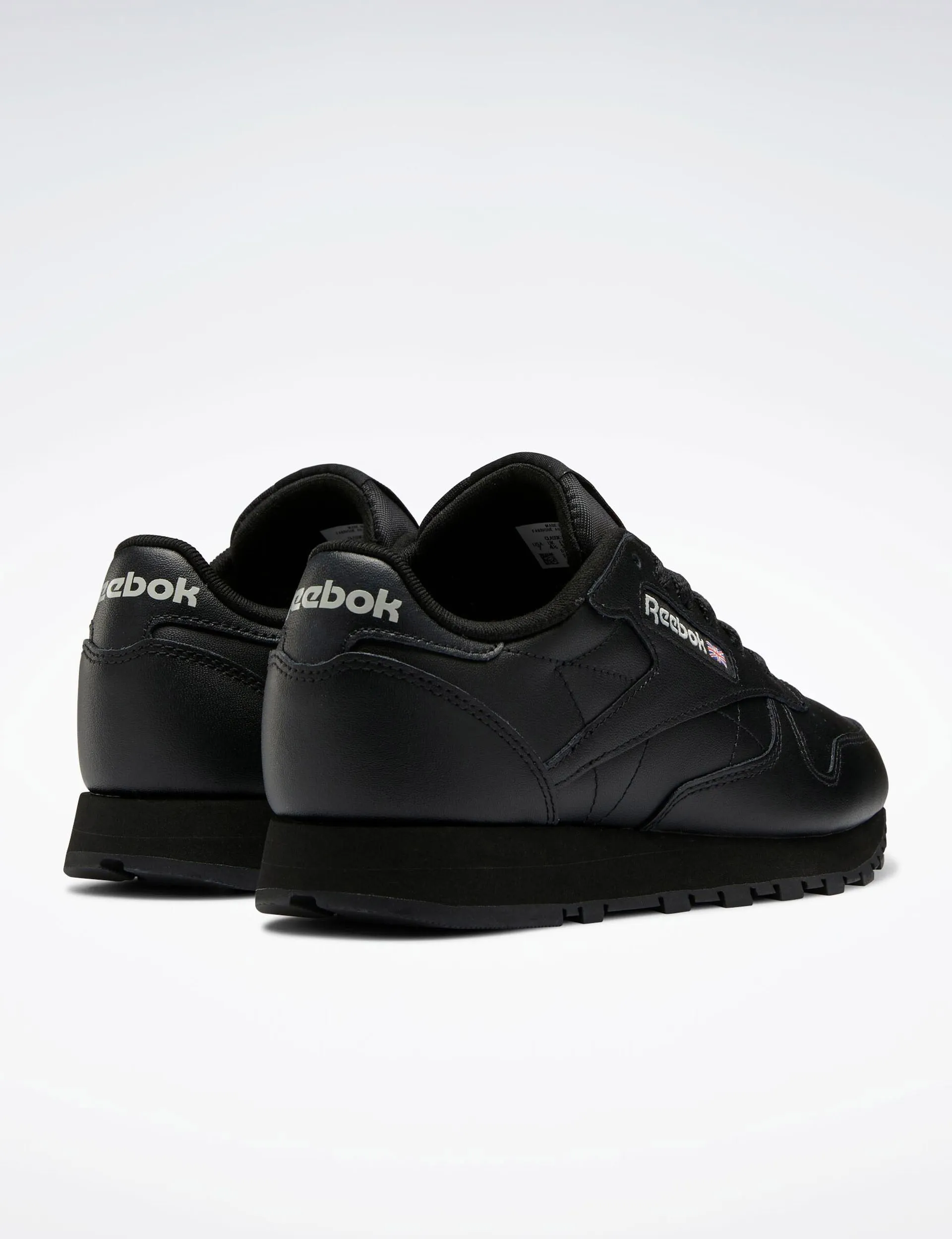 Classic Leather Shoes - Core Black/Pure Grey 5 competitive running shoes Lace Lock