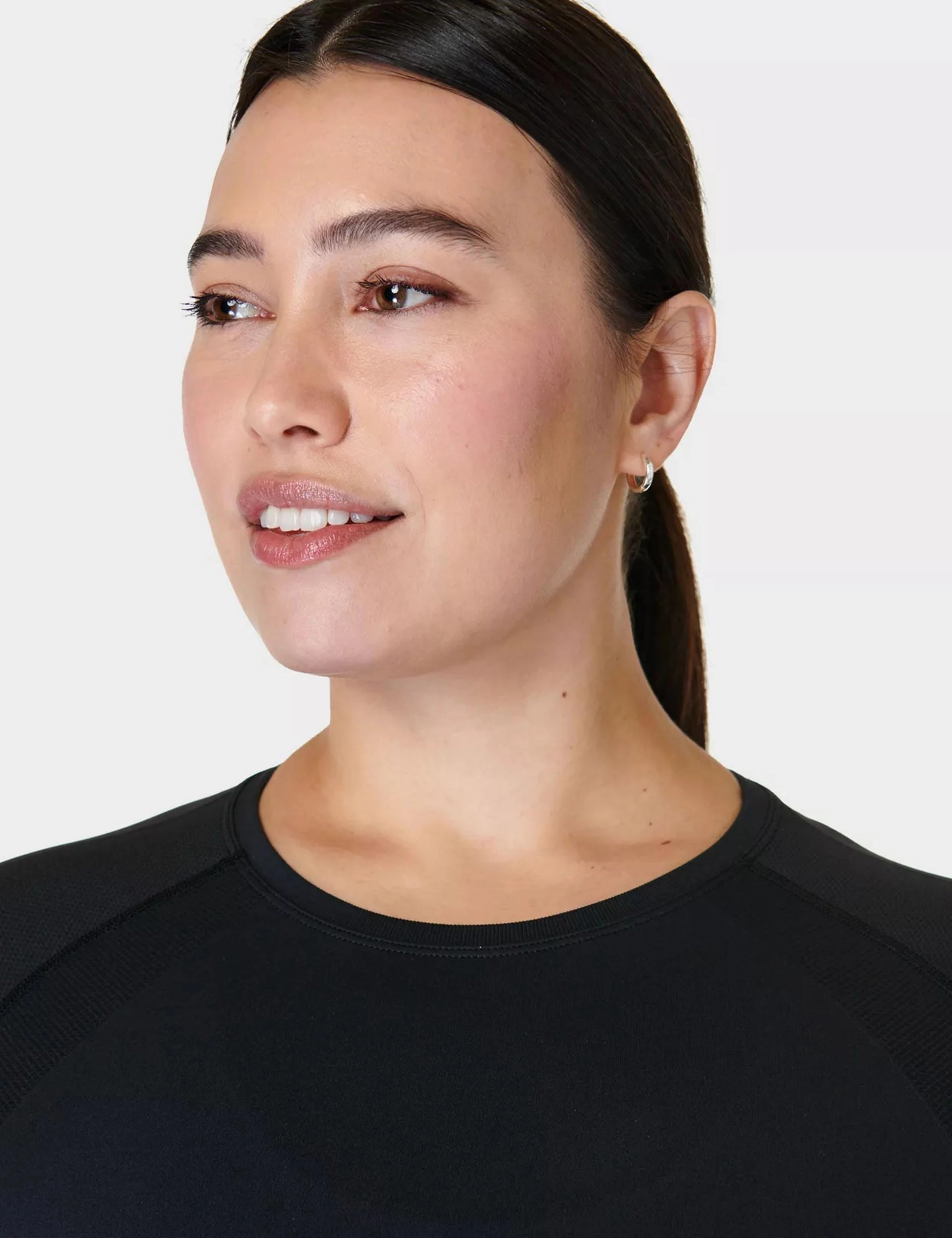 SeamFreeEngineering Athlete Seamless Gym Long Sleeve Top - Black