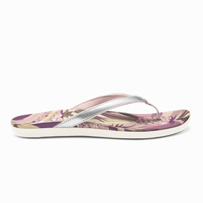 FourWay Stretch Olukai Women's Ho'opio Hau - Silver/Pineapple