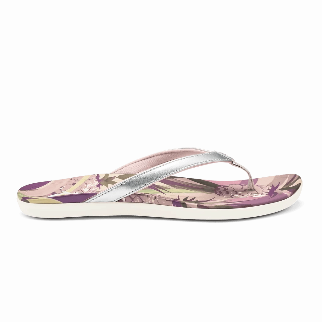 FourWay Stretch Olukai Women's Ho'opio Hau - Silver/Pineapple