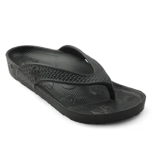 A-HA Black Casual Slipper For Men HAPPI-ME By Liberty Stylish Design