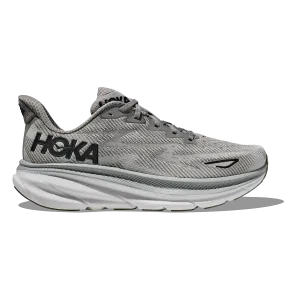 Durable Footwear running on a synthetic track shoes Hoka Clifton 9 - Harbor Mist - Black