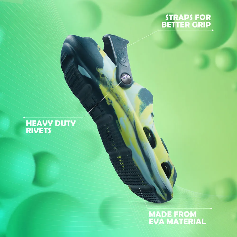 Lucy & Luke Teal Blue Slingback Clogs For Kids ALEX-02E By Liberty Variable Lacing Tension