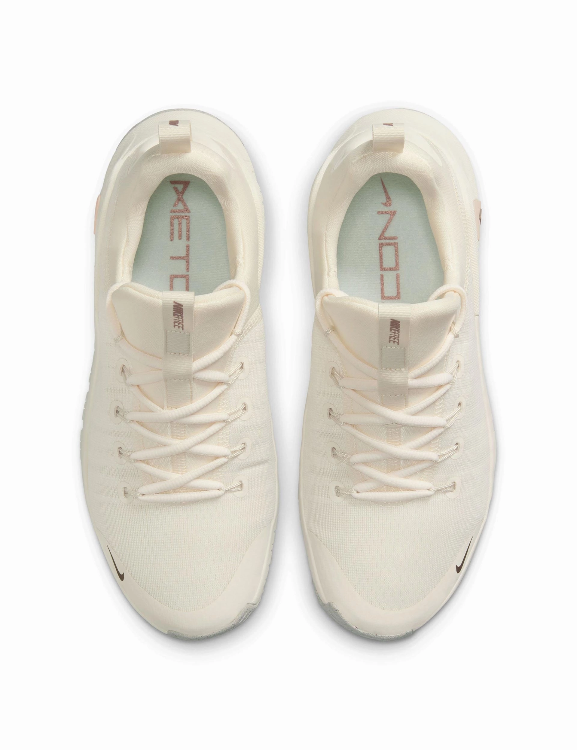 carbon fiber shank Thermal Regulating Fabric Free Metcon 6 Shoes - Pale Ivory/Guava Ice/Sail/Metallic Red Bronze