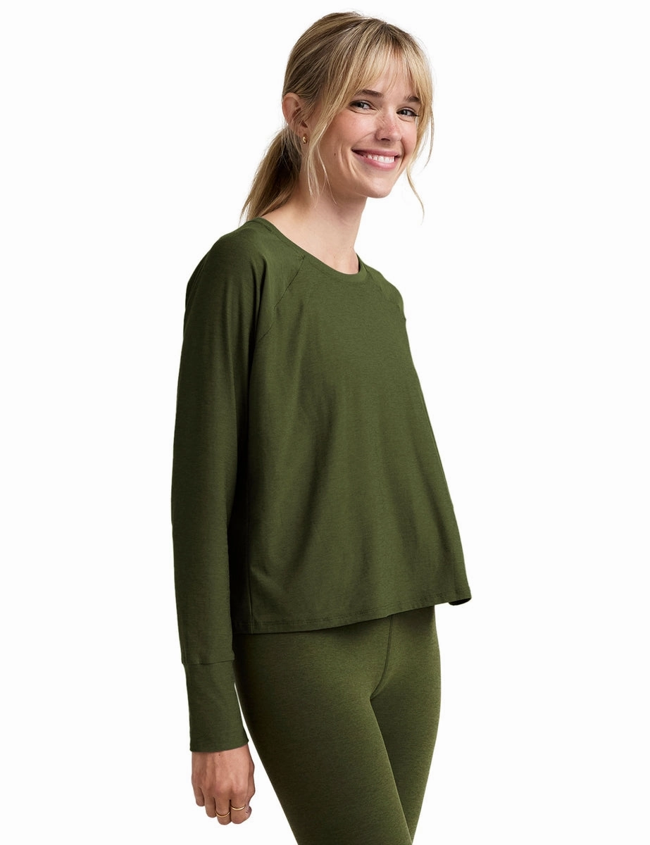 Featherweight Daydreamer Pullover - Army Green Heather Comfortable Shorts