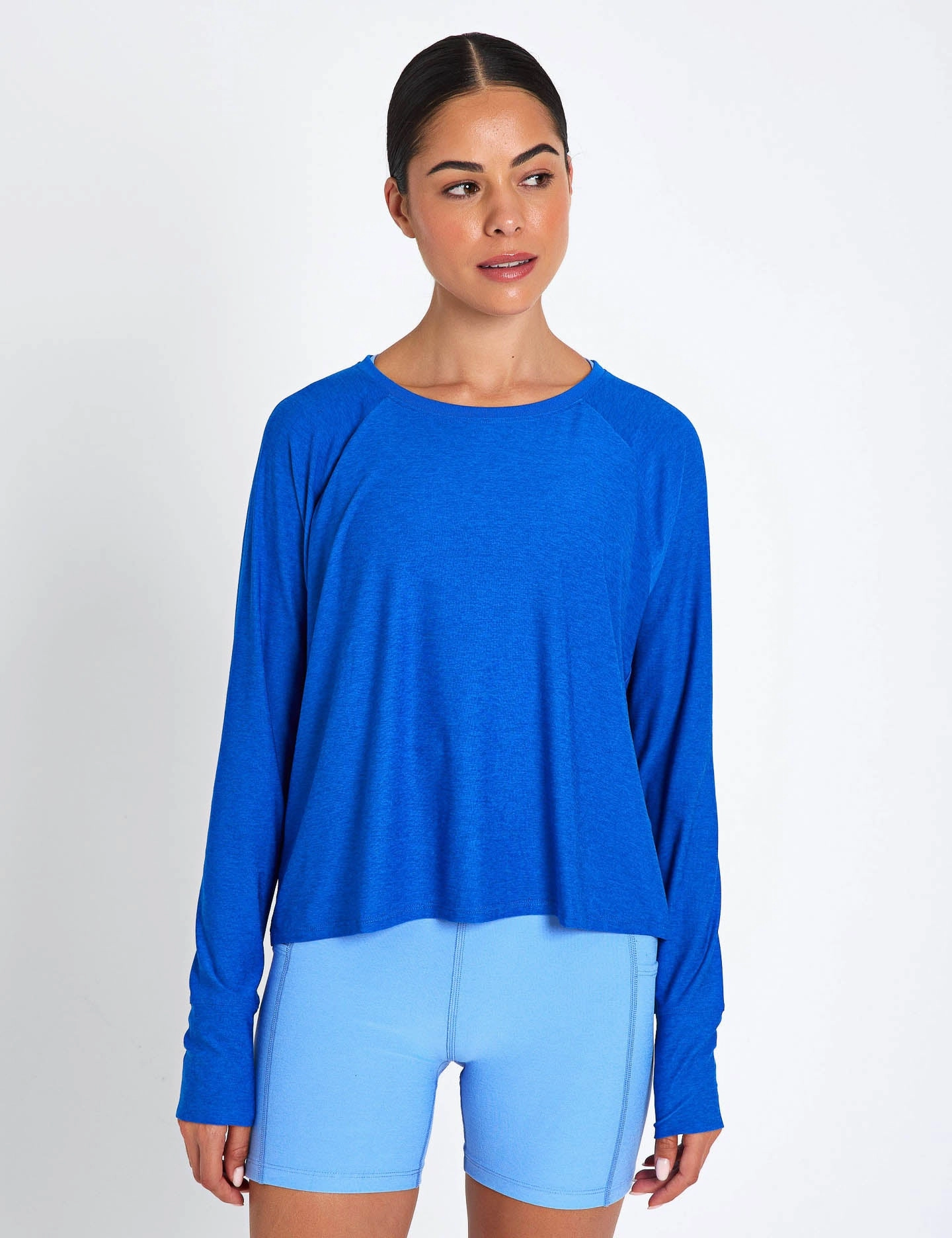 Featherweight Daydreamer Pullover - Court Blue Heather Traditional