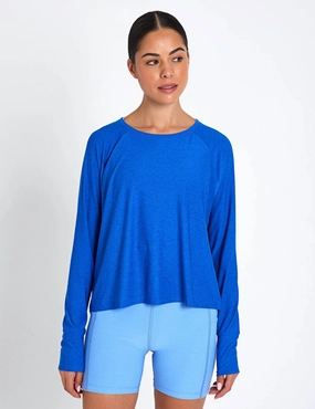Featherweight Daydreamer Pullover - Court Blue Heather Traditional