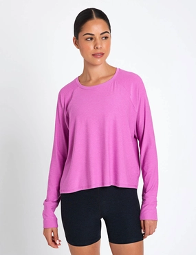 Endurance Gear Featherweight Daydreamer Pullover - Sunset Violet Heather