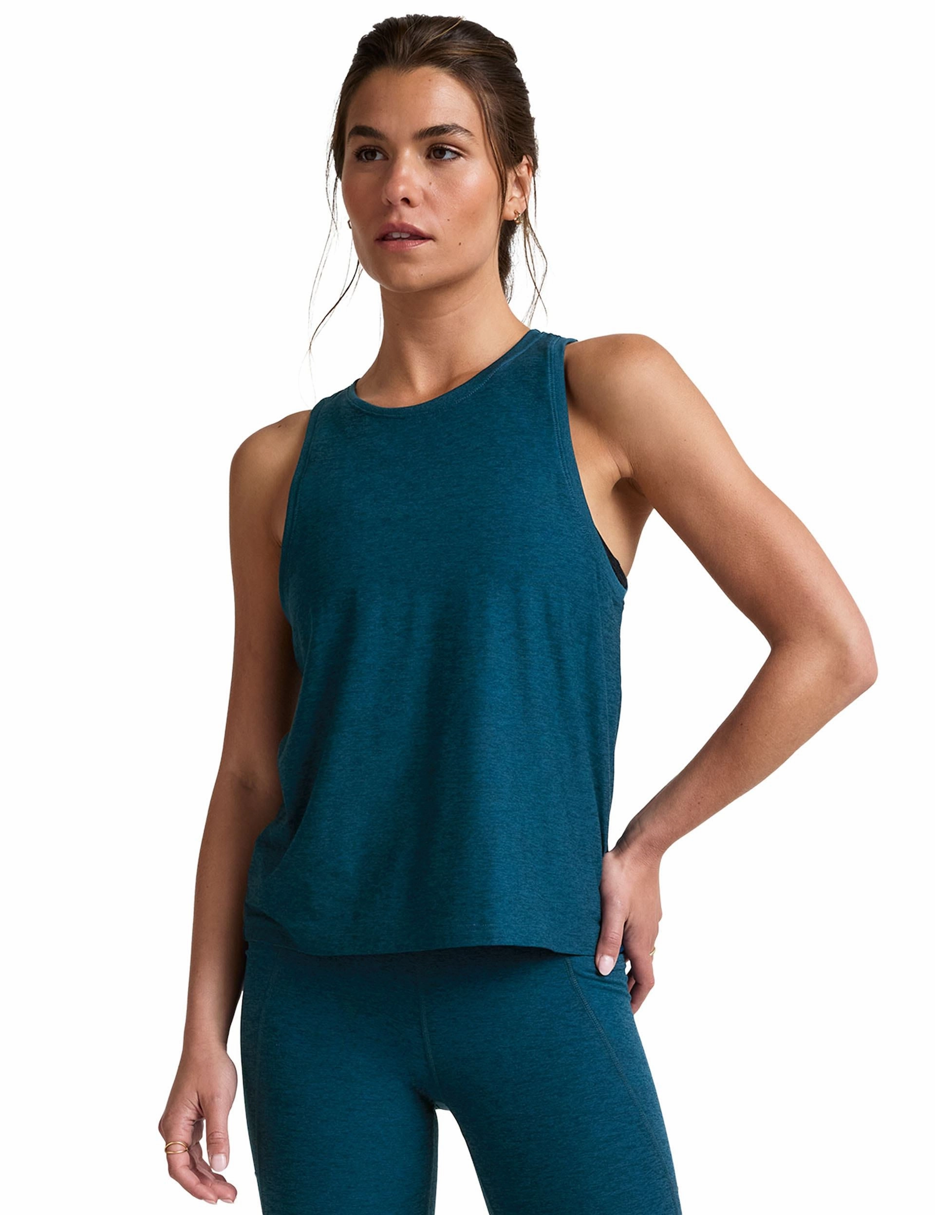 Carnival Look Featherweight Rebalance Tank - Blue Gem Heather