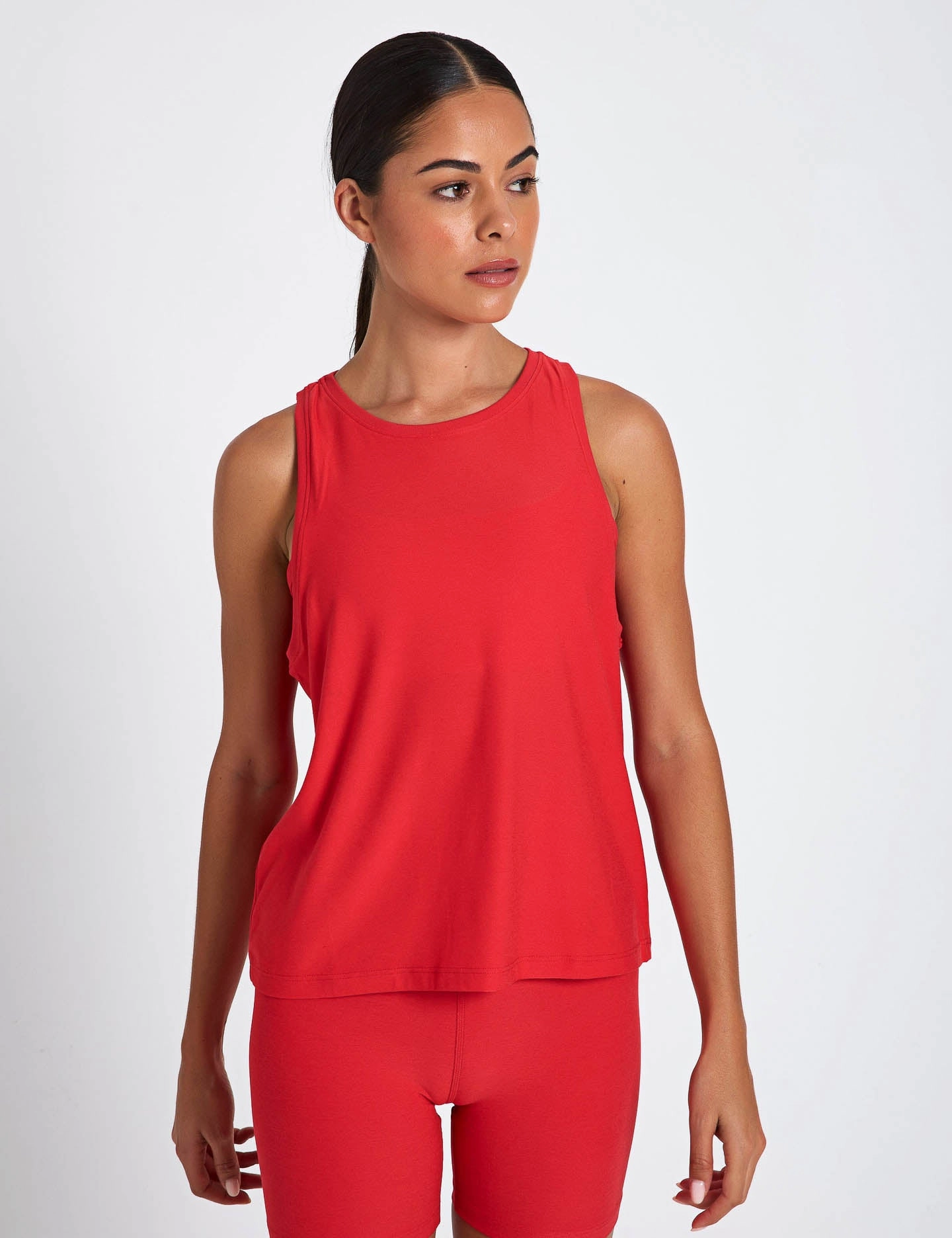 Featherweight Rebalance Tank - Candy Apple Red Heather Evaluation - based