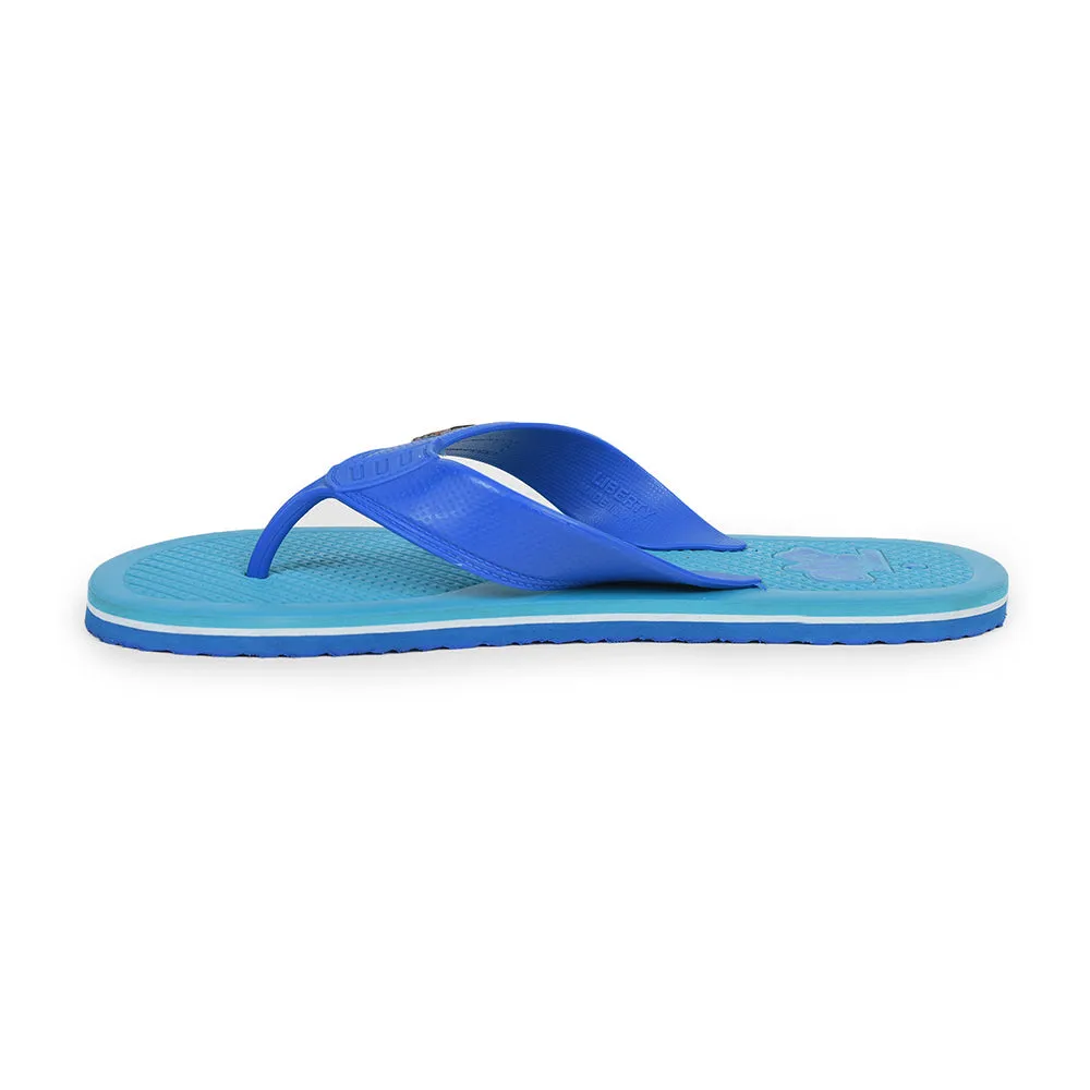 A-HA Casual Sky Blue Flip-Flops For Men HARRISON By Liberty track running gear Hyper Efficient Tread